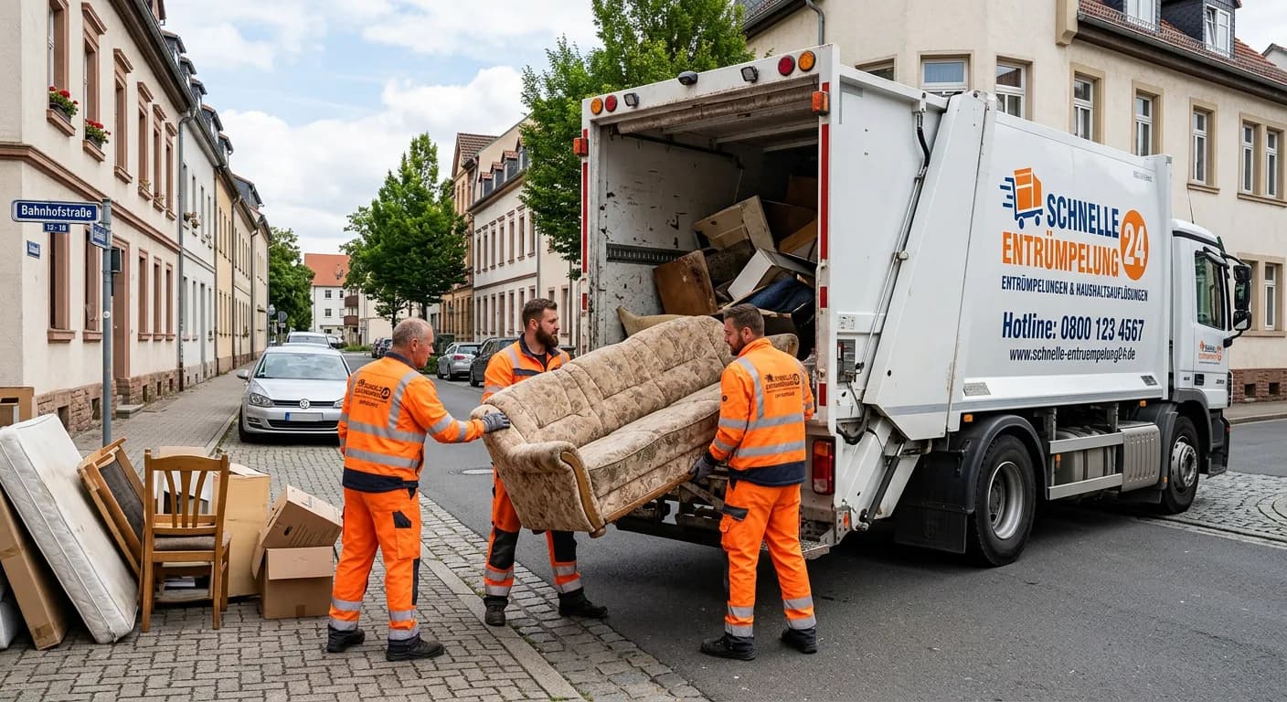 Messie-Wohnung – vorher